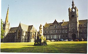 Sunset at Blairs College - geograph.org.uk - 97321