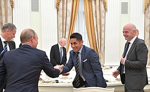 Vladimir Putin's meeting with the legends of world football (2018-07-06) 01