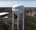 Water tower in Yanceyville, North Carolina