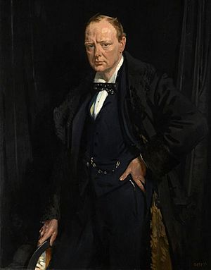 Winston Churchill by William Orpen, 1916,