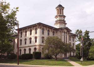 The Wyoming County courthouse in Tunkhannock