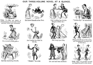 1885 Punch three-volume-novel-parody Priestman-Atkinson