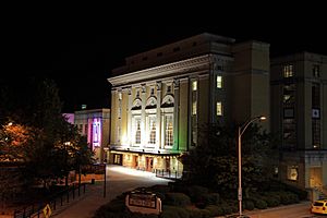 Carolina Theatre at night