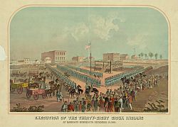 Execution of 38 Sioux Indians at Mankato Minnesota 1862
