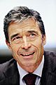 Former Danish Prime Minister Anders Fogh Rasmussen at the Nordic Council Session in Helsinki 2008-10-28