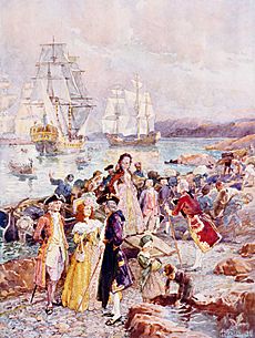 Henry Sandham - The Coming of the Loyalists