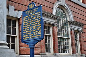 Historical Society of Pennsylvania Historical Marker 1300 Locust St Philadelphia PA (DSC 3227)