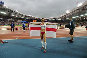 Jo Pavey at the Glasgow Commonwealth Games 2014