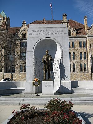 John Mitchell statue Labor Scranton Pennsylvania