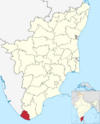 Kanyakumari in Tamil Nadu (India).svg