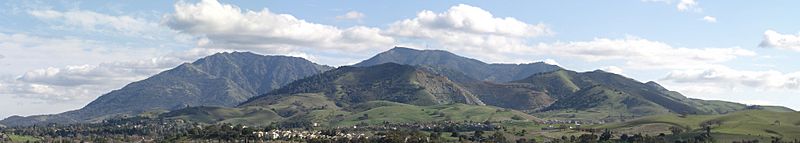 Mount Diablo Panoramic From Newhall