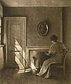 Peter Ilsted - Sunshine Falling on a Door