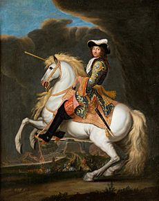 René-Antoine Houasse - Retrato equestre de Luís XIV, Rei de França