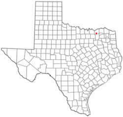 Location of Bailey, Texas