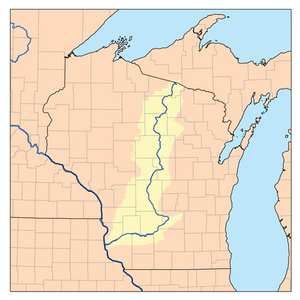Wisconsinrivermap