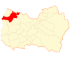 Map of Litueche commune in O'Higgins Region
