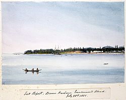 Edward Gennys Fanshawe, Fort Rupert, Beaver Harbour, Vancouver's Island, July 23rd 1851 (Canada)