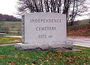 Independence Cemetery Entrance Avella PA 11 1995