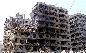 Israeli air and artillery attacks, Beirut (211912)