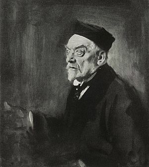 Leo Samberger - Portrait des Malers Gabriel von Hackl