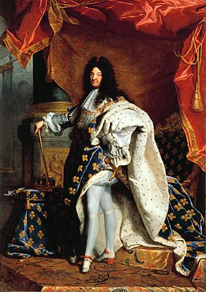 Portrait of Louis XIV aged 63