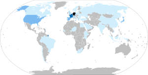 Map international trips German chancellor Olaf Scholz