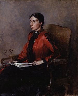 Mrs Humphry Ward (Mary Augusta Ward (née Arnold)) by Julian Russell Story