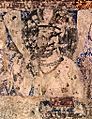 Painting of a King in the niche of the 38 meter Buddha, Bamiyan