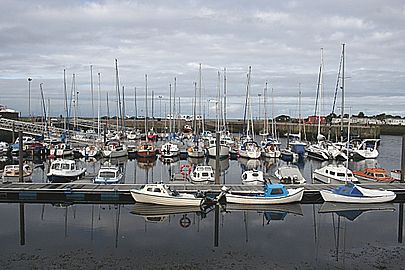 Reflections in Nairn Harbour - geograph.org.uk - 2075399