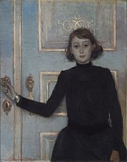Théo Van Rysselberghe - Portret van Marguerite van Mons