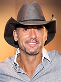 A head shot of country music singer Tim McGraw.