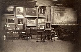 William Morris Hunt studio 2 1879