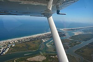 Aerial view of Ponce Inlet, Florida, 2007-12-12