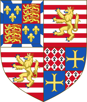 Arms of Frances Grey, Duchess of Suffolk