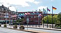 Banners of Allegiance at Gromada Plaza, Fall River, Massachusetts