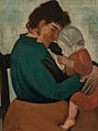 Constant Permeke - Maternité ('Femme Ostendaise') (Moederschap (vrouw uit Oostende)) - St 69 - Museum Boijmans Van Beuningen
