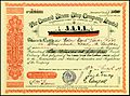 Cunard Steam Ship Company 1909