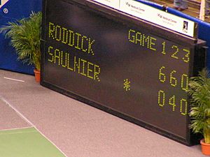 Final Score Andy Roddick vs Saulnier