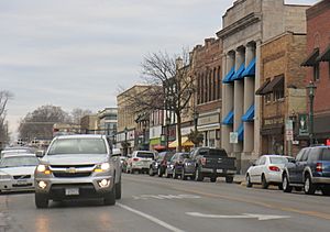 Downtown Hartford on WIS 83