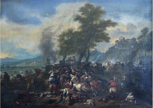 Jan van Huchtenburg - Prins Eugens slag ved Schellenberg - KMSsp634 - Statens Museum for Kunst.jpg
