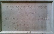 MFH Foundation stone