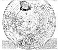 Map of the Arctic, 1780s - B&W