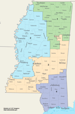 Mississippi Congressional Districts, 113th Congress