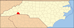North Carolina Map Highlighting Polk County.PNG