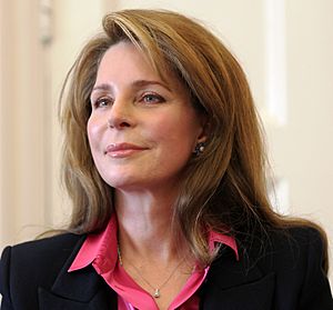 A photo of Queen Noor at age 60