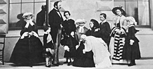 Queen Victoria Prince Albert and their nine children