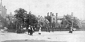Sculcoates Union Workhouse (c.1913) from near Beverley Road Fountain road corner