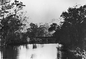StateLibQld 1 107908 Bridge over Tingalpa Creek, Brisbane, 1936
