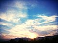 Sunset scene in Abbottabad