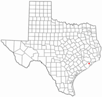 Location of Hillcrest, Texas